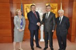 The working visit of the Ambassador Professor Victor Ţvircun, Secretary General of the Permanent International Secretariat of the Organization of the Black Sea Economic Cooperation at the Chamber of Commerce and Industry of Romania - April 15th 2015
